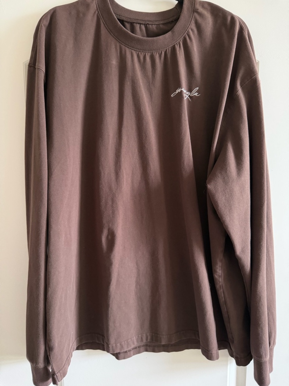 YoungLA Men’s Size: XXL Embroidered Logo Long Sleeve